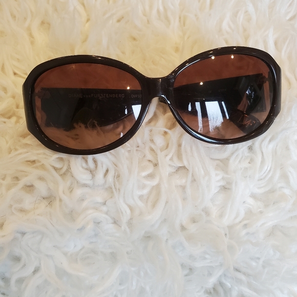 DIANE VON FURSTENBURG| Womens brown sunglasses - Picture 4 of 8